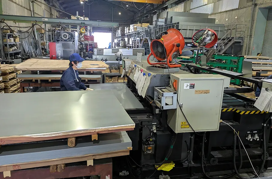 メタルシステム株式会社 工場風景